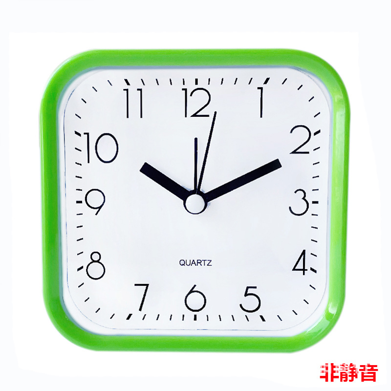Alarm Clock Silent Square Round Early Education Children Student Special Small Alarm Clock