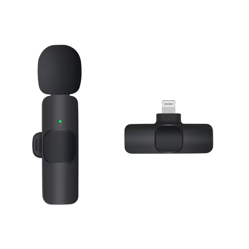 Q8 private mold lapel magnetic clip microphone two-to-two live recording smart noise reduction mini microphone