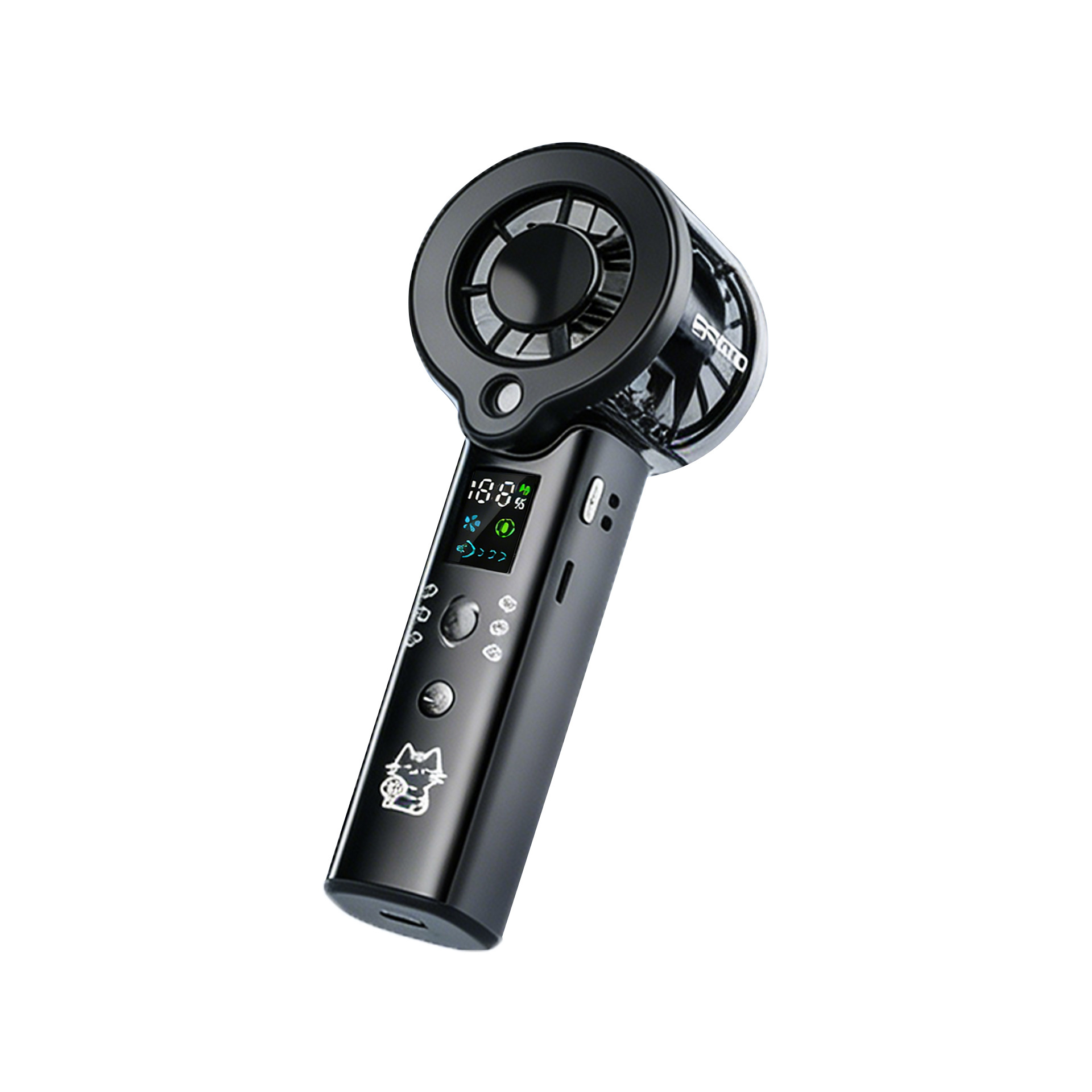 Handheld Fan Brushless Motor Ultra Silent Turbine Outdoor Portable Ultra Long Battery Life Mini Small Fan