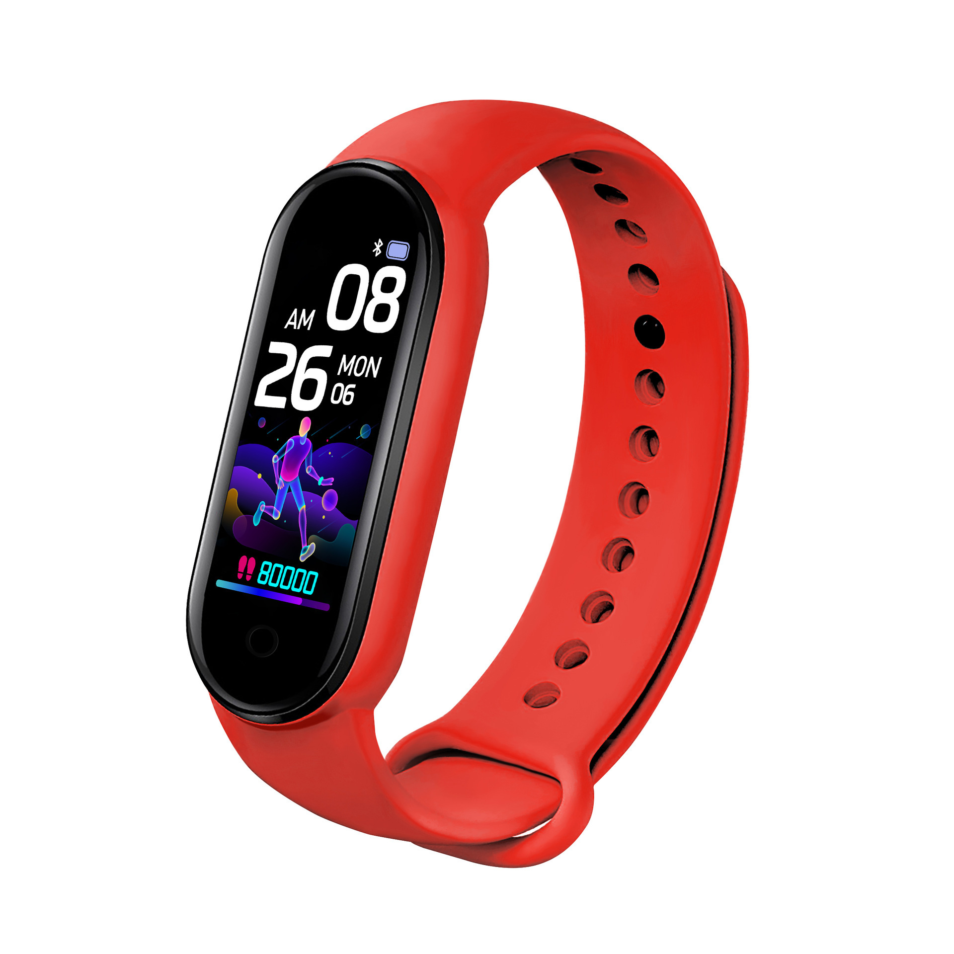 M5 Smart Bracelet Men Blood Pressure Heart Rate Color Screen Bluetooth Pedometer Sports Bracelet Watch Women Mi5