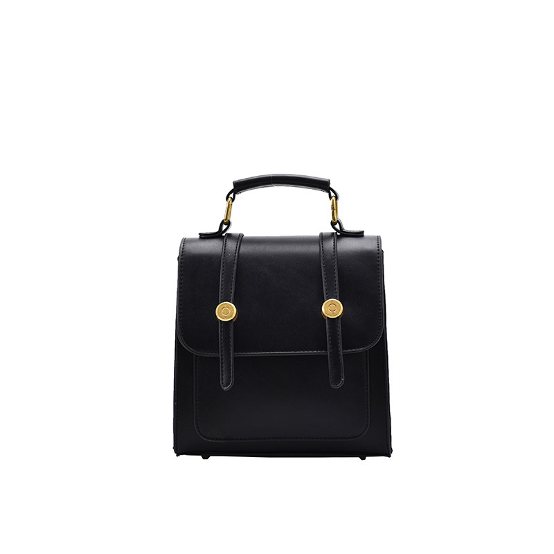 2026 New PU Leather Women's Small Backpack Simple Soft Leather Double Shoulder Bag Multi-purpose Bag