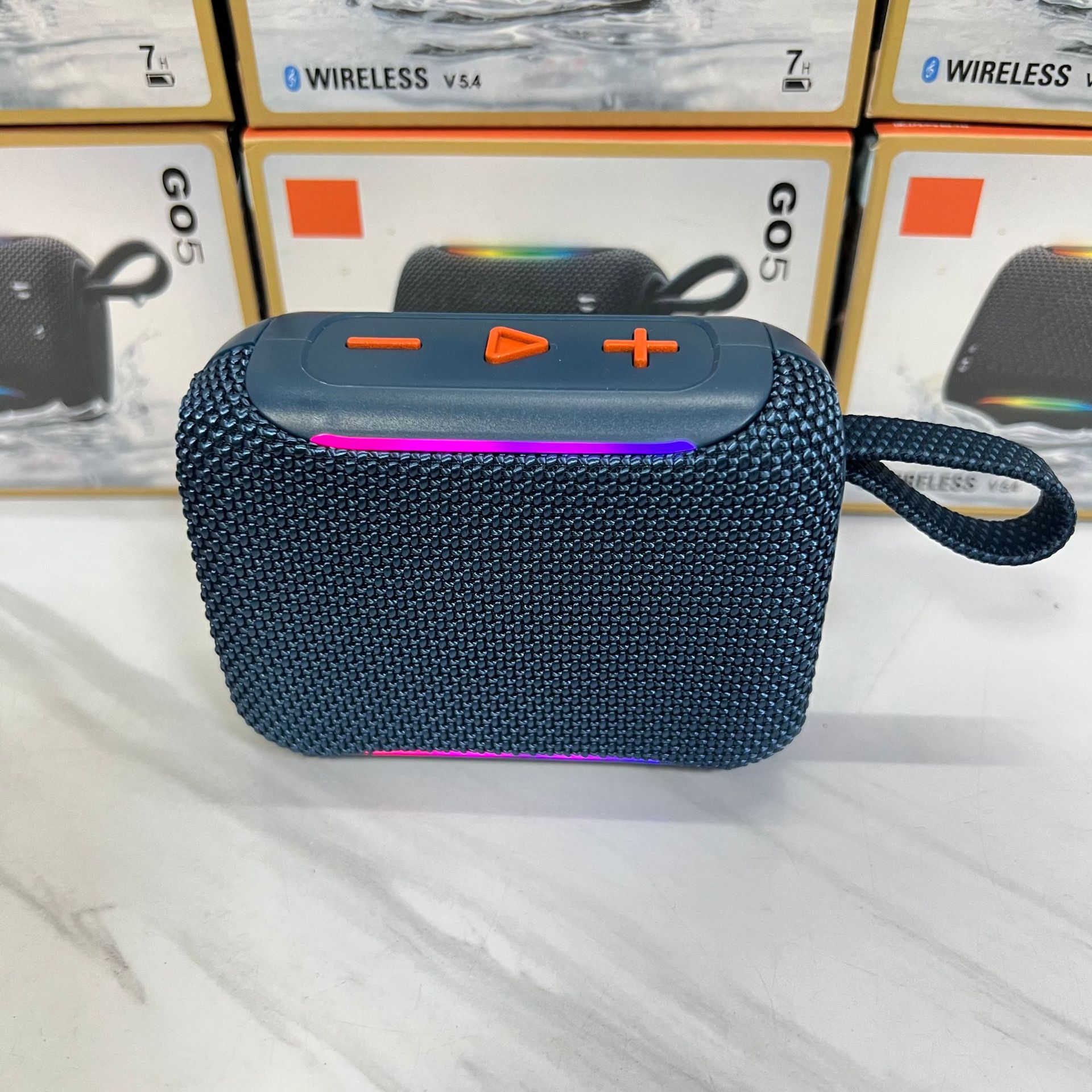 GO5 Wireless Bluetooth Speaker Gold Brick Waterproof Mini Portable Outdoor Running Volume Speaker