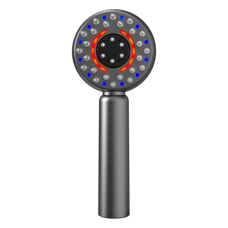 Electric Head Massager Scalp Meridian Massager Red Light Hair Growth Device Head Liquid Applicator Anti Hair Loss Comb