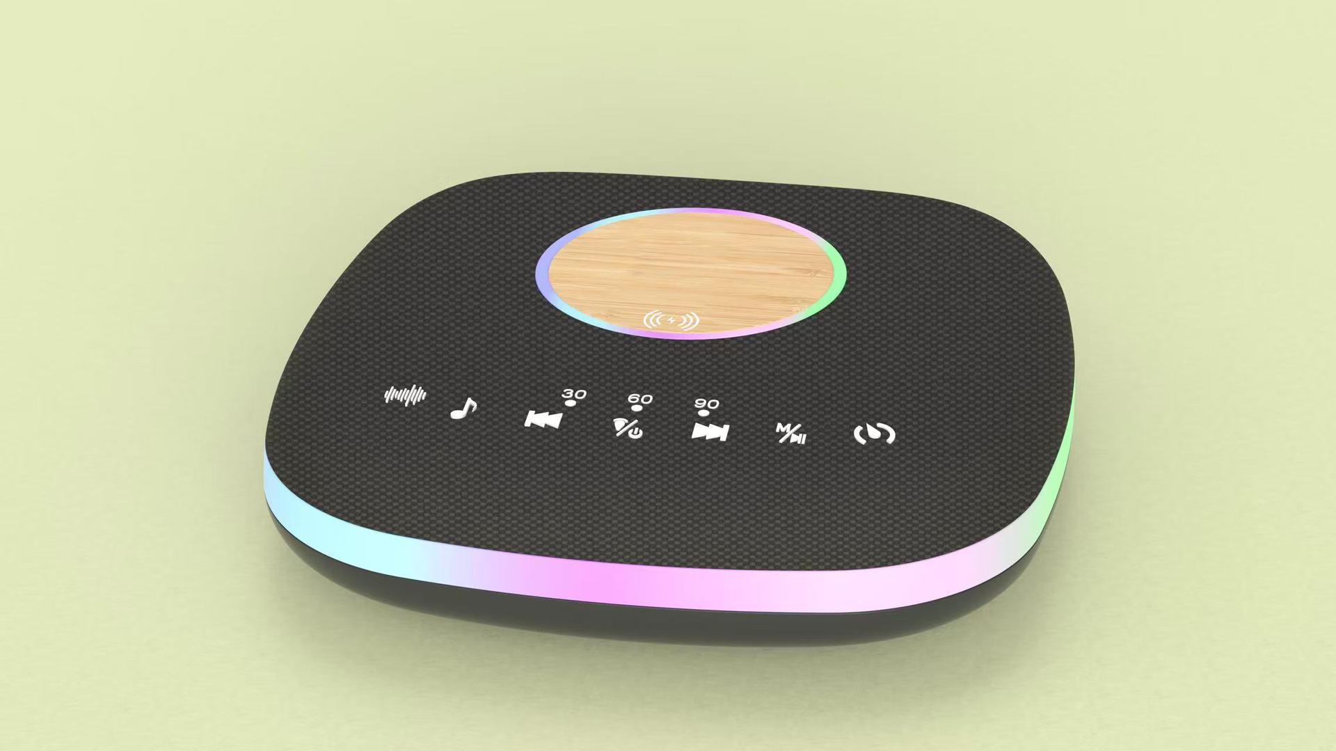 New Product S308 White Noise Wireless Charging Sleep Aid Bluetooth Audio Colorful Breathing Light Sleep Aid