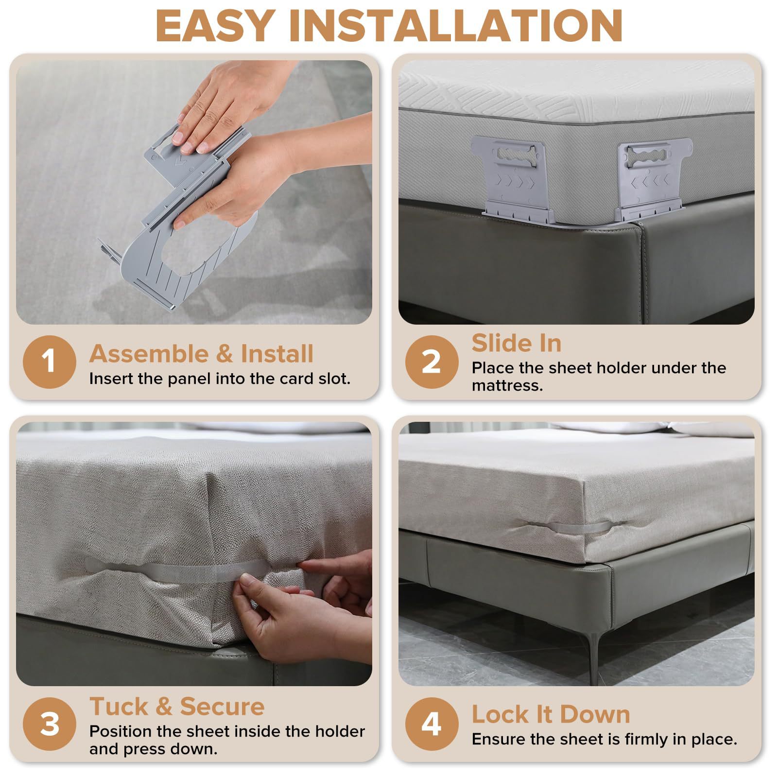 New Invisible Sheet Clips Household Daily Fix Sheet Clips Invisible Sheet Fixer Removable