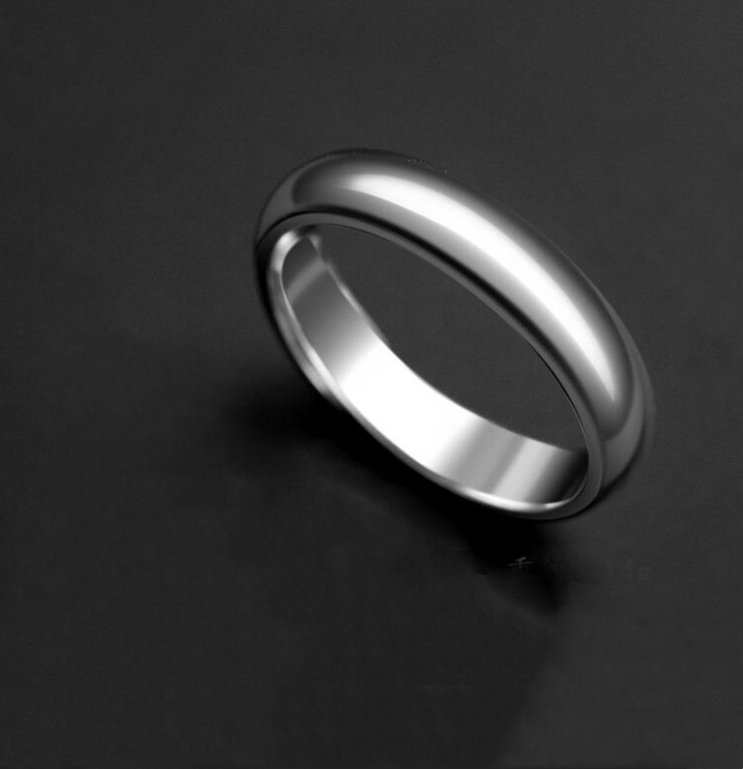 "The Old Man and the Sea" ring for men, simple index finger single ring