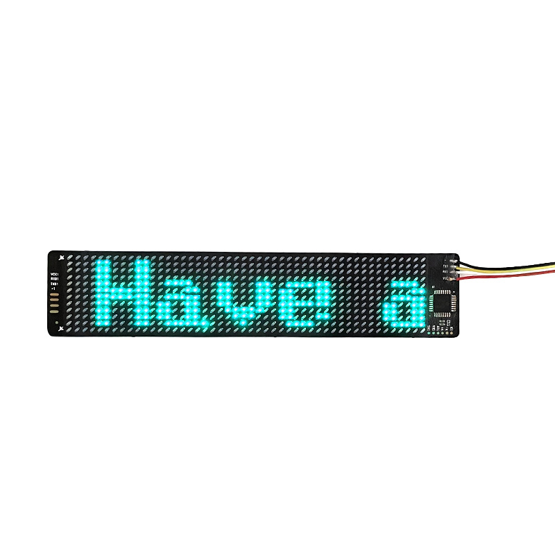 LED flexible display, hat-style LED display, flexible LED display for cell phones, backpack-style LED flexible display