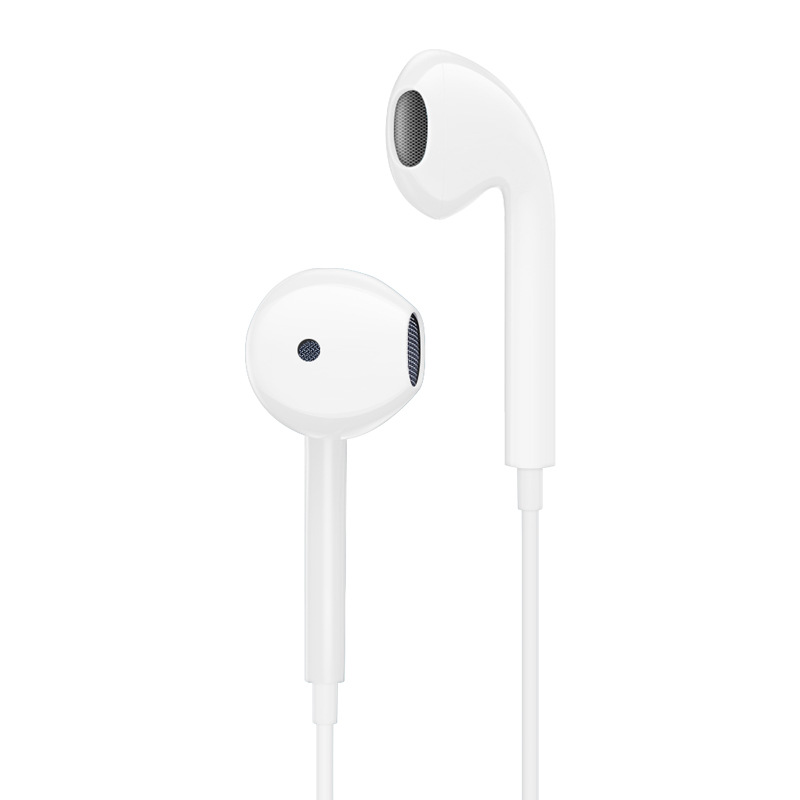 In-ear with Mic Wired Control Earphone Applicable for Apple Android Huawei Phone Earphone Heavy Bass Earphone