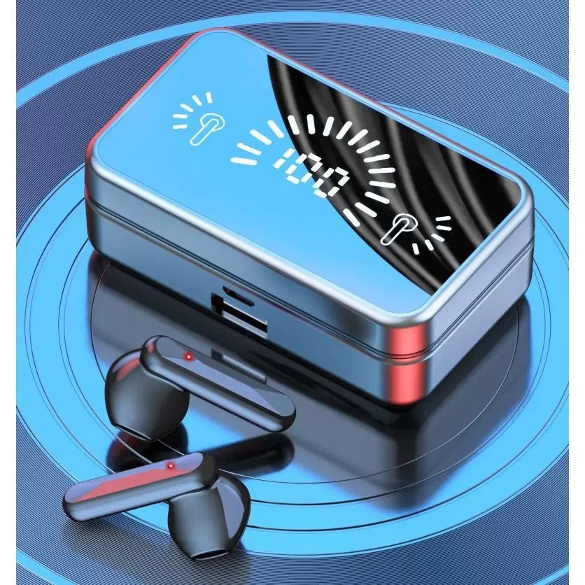 s20 bluetooth headset ultra-long battery life digital display large capacity semi-in-ear low-bass earphones