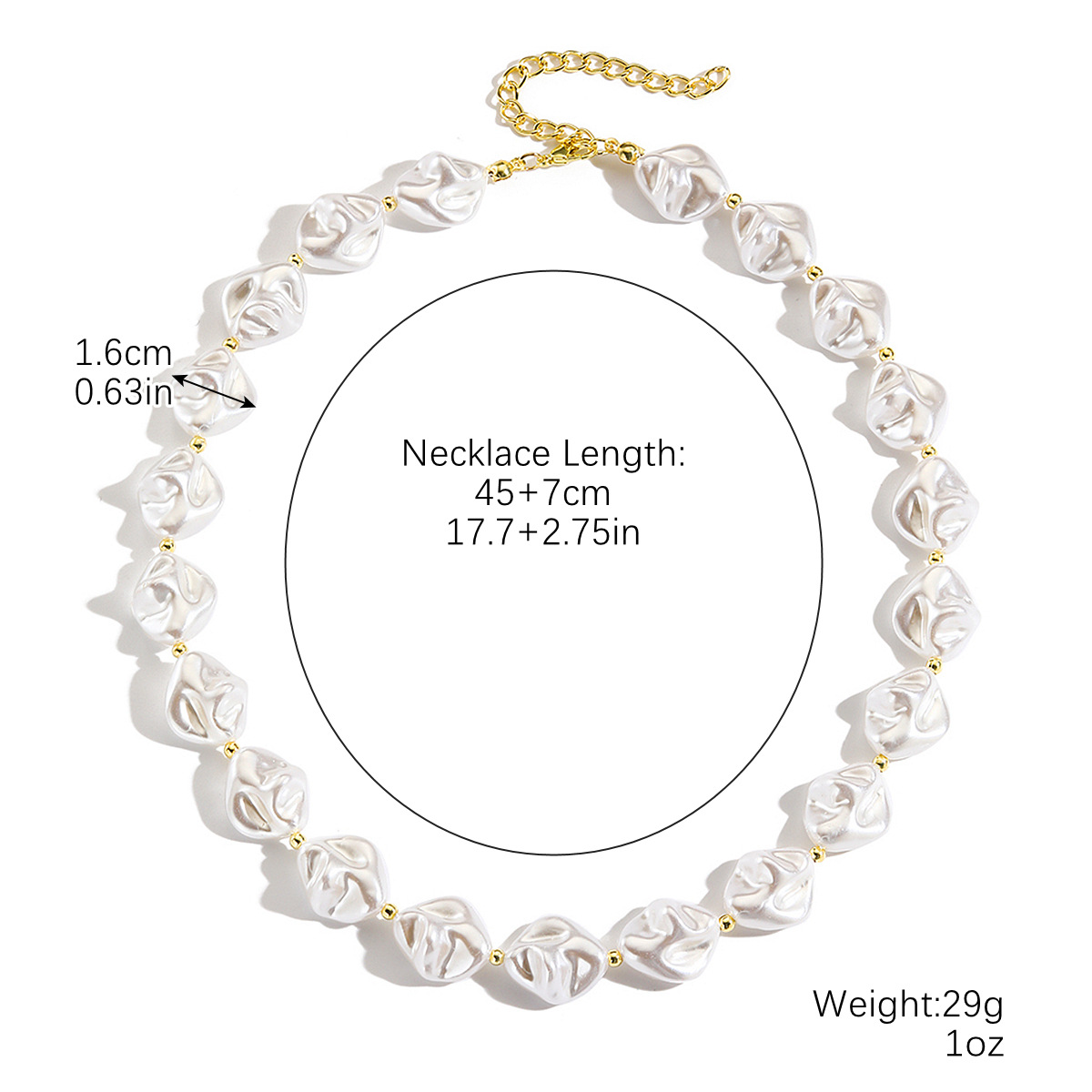 Jewelry simple pearl long necklace niche long Y-shaped pearl necklace