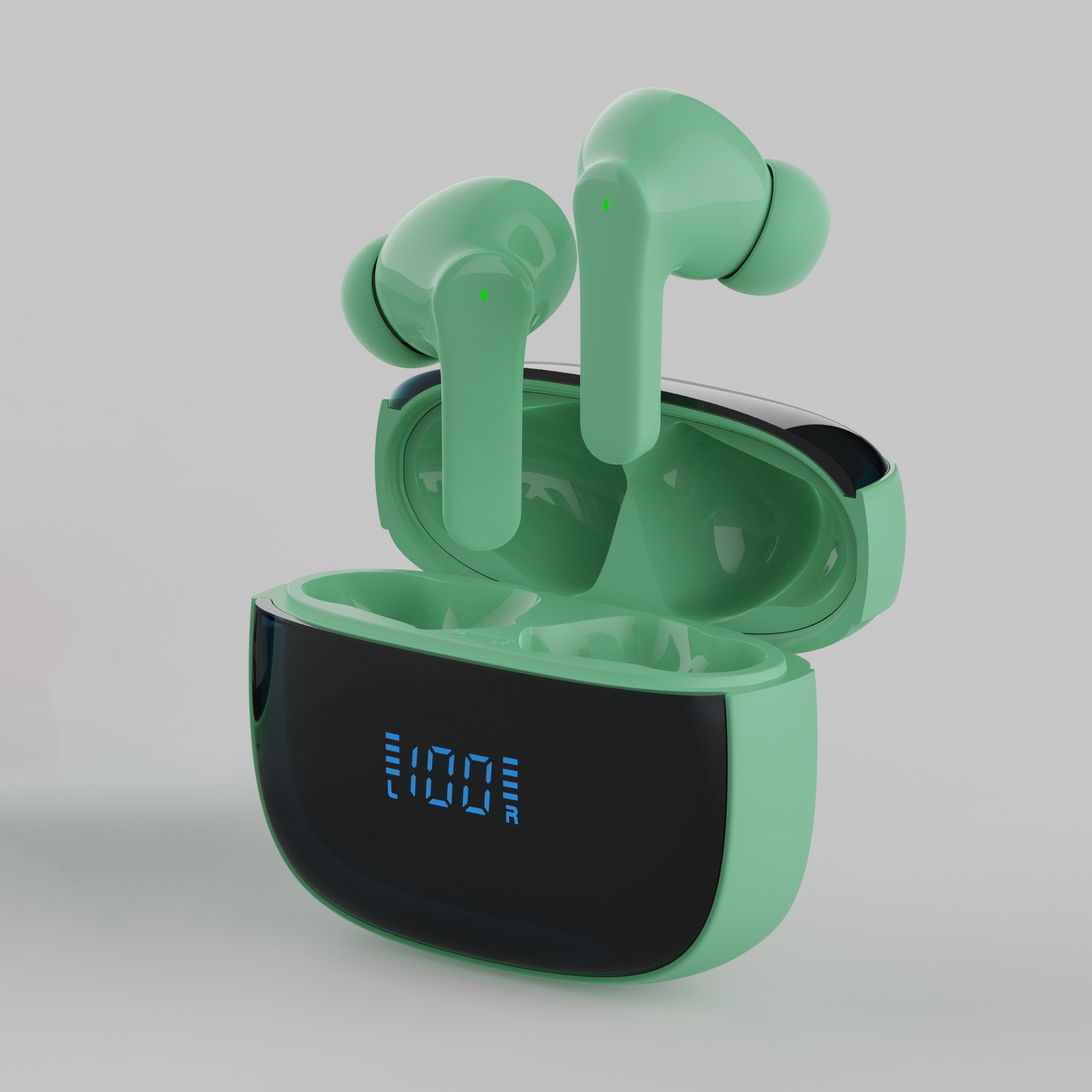IVANTE Private Mold S18 Quad-Mic ENC Call Noise Reduction Low Latency Battery Display TWS In-Ear Bluetooth Headphones