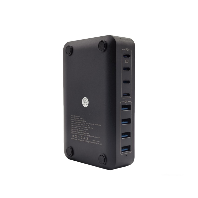 Dedicated 200W GaN Charger Phone Tablet Laptop Multi-Port 200W Desktop Charging Station