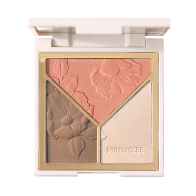M6009 Contour Palette MINSHZEE Highlight Shimmer Powder Matte Nose Shadow Cheek 3D