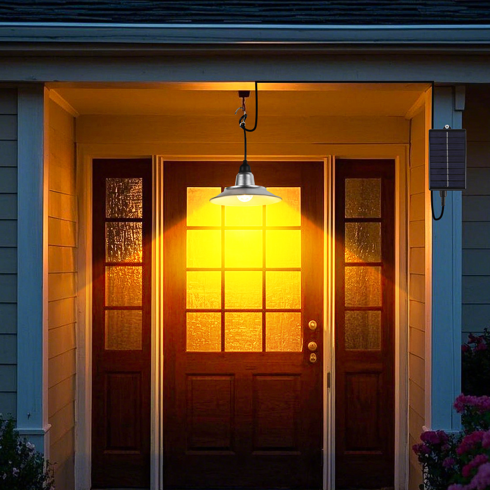 New product solar hanging light outdoor garden pavilion split pendant light garden decoration camping lighting light