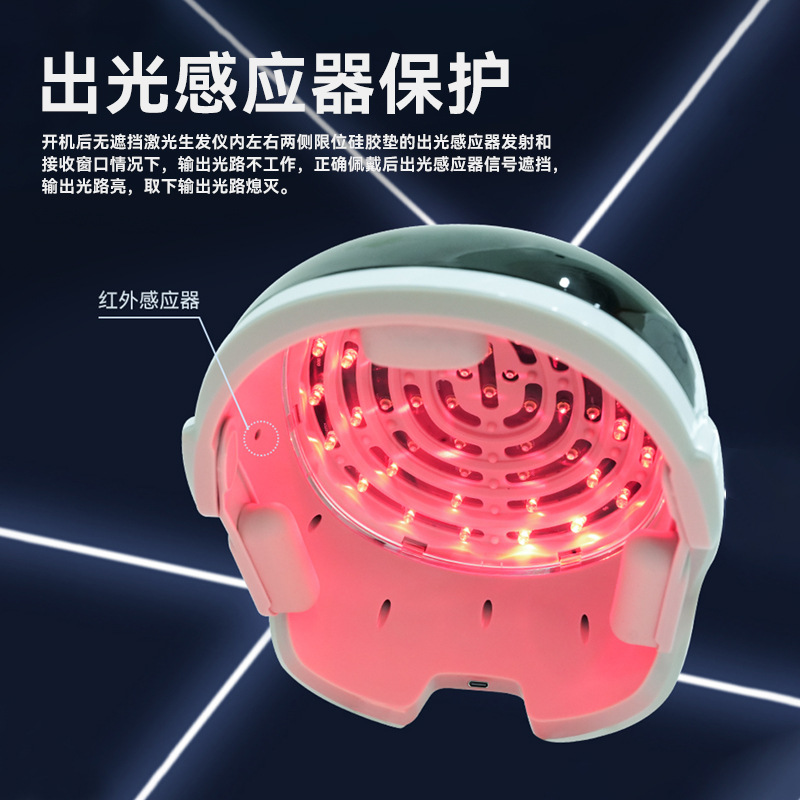 Lescolton cap laser hair growth device hair fixing hair thickening hair care red light infrared therapy helmet