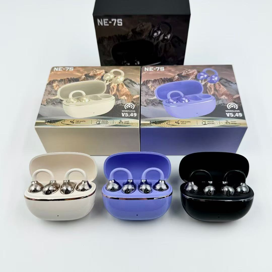 NE-7S Huaqiang North sports non-in-ear true wireless Bluetooth earphone new clip-on