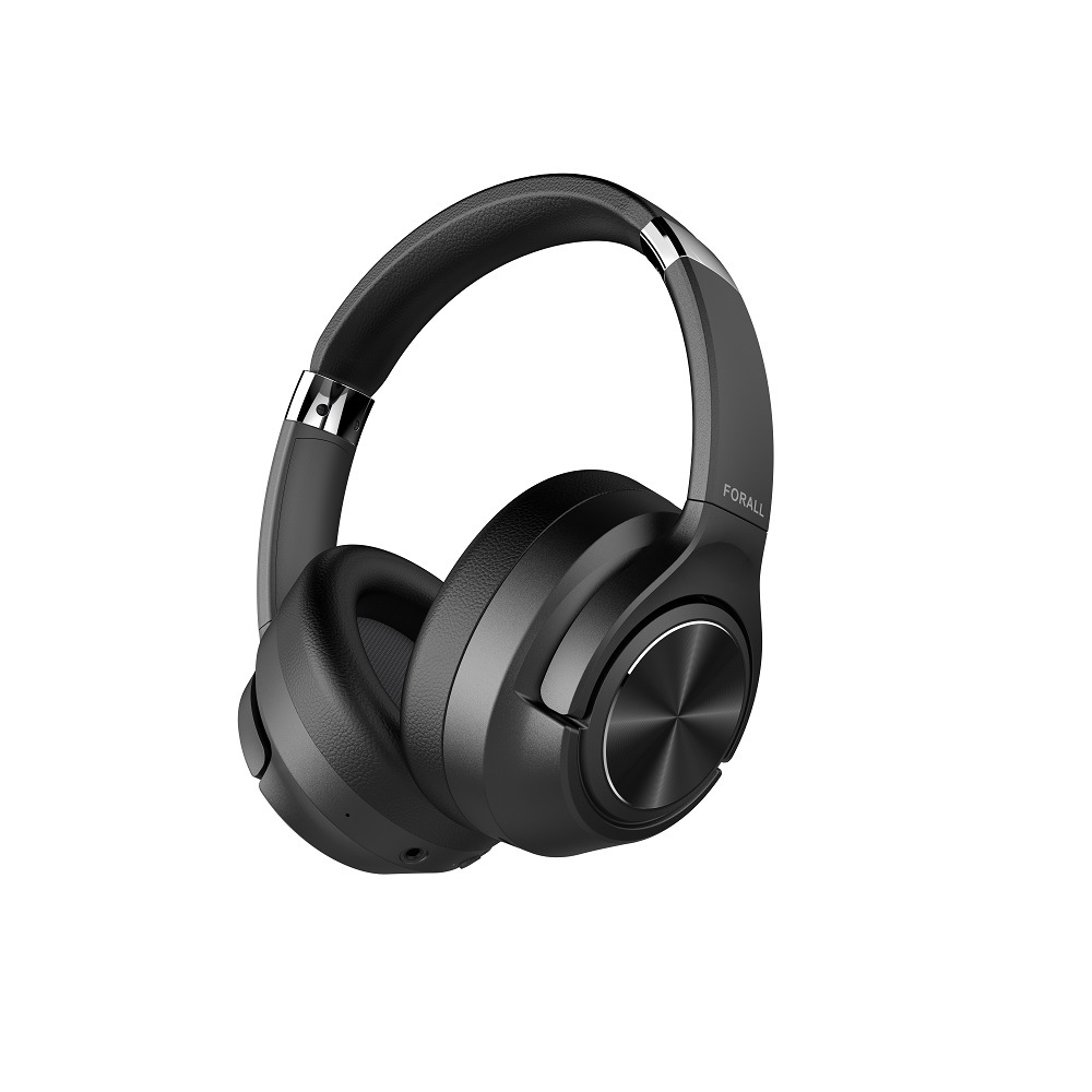 Hybrid dual-feed ANC over-ear wireless Bluetooth earphones 35dB active noise cancellation over-ear headphones