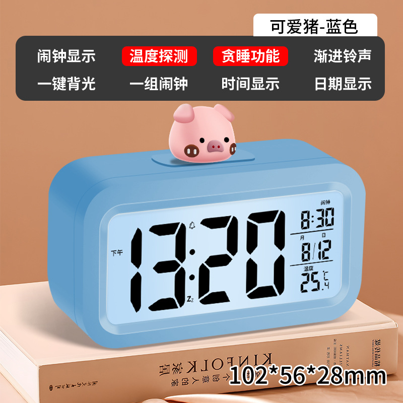 可爱猪-蓝色
