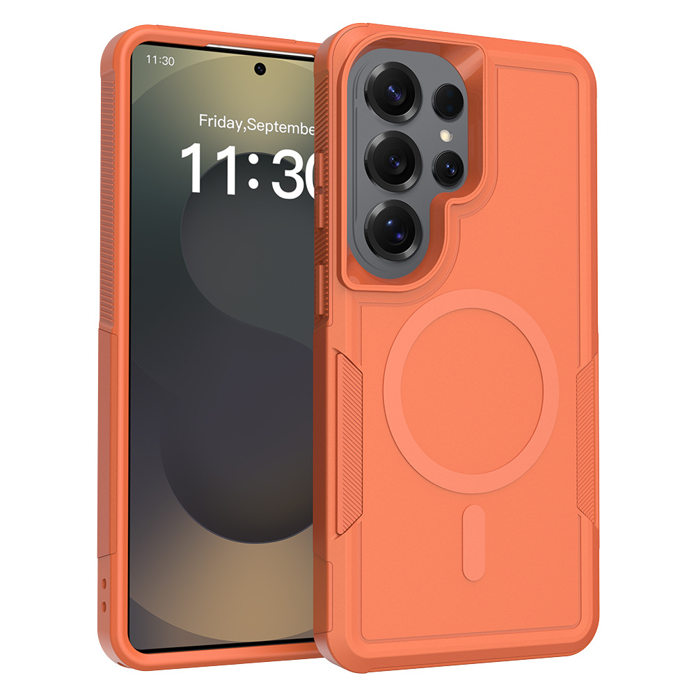 Magnetic phone case for Samsung S26 Ultra, navigation series, 2-in-1 for S25p, anti-drop for A36, protective case for A17, A06