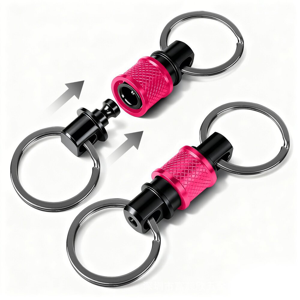 Portable Multi-purpose Universal Buckle 360-degree Rotating Aluminum Alloy Pendant Detachable Key Hook