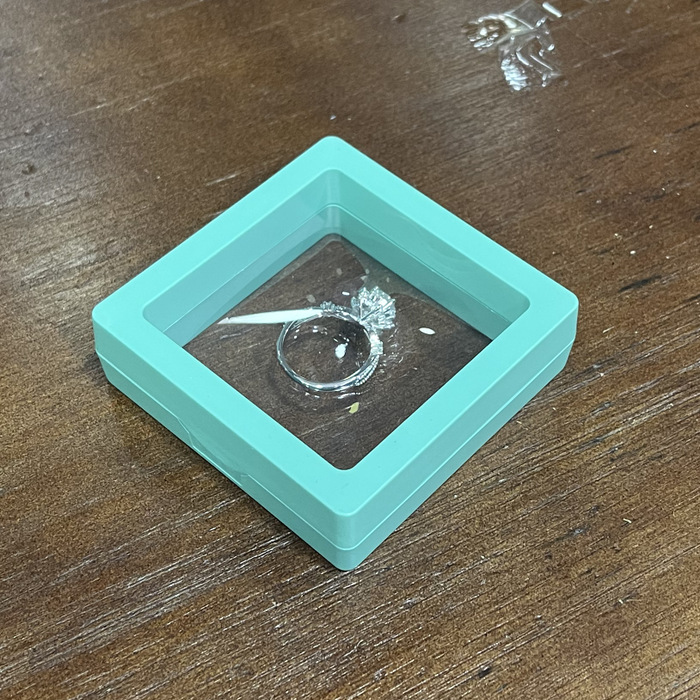 Velvet packaging 8.2*8.2 silver polishing cloth packaging gift box ring necklace earring box adjuster