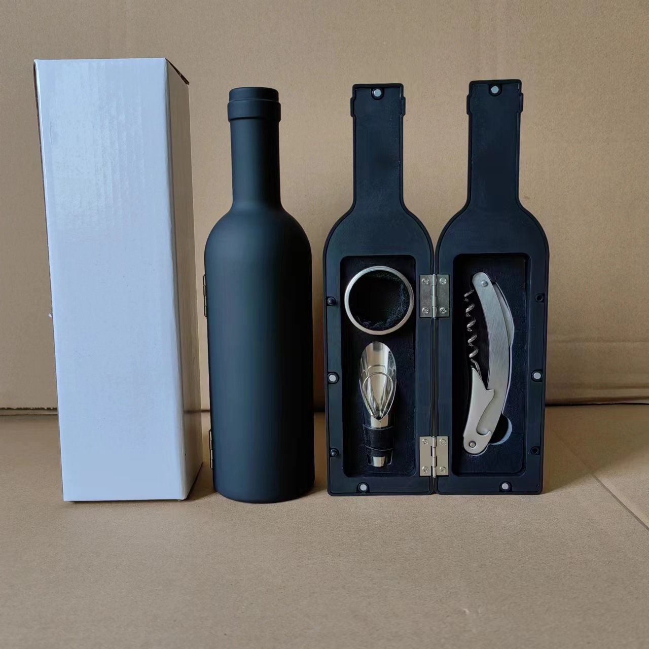 Red wine tool set large bottle five-piece set red wine tool box corkscrew wine tool gift