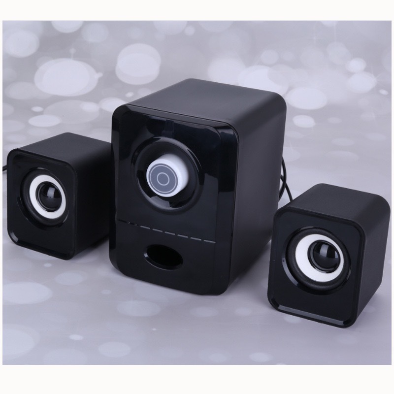 Phone Desktop Computer Notebook Desktop Wired Speaker USB Home 2.1 Stereo Subwoofer Speaker