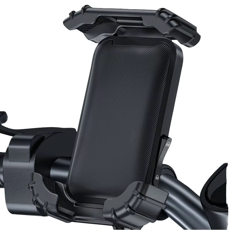 Electric Bike Phone Holder Bicycle Navigation Phone Holder Motorcycle Battery Tricycle Takeout Anti-Vibration Cycling