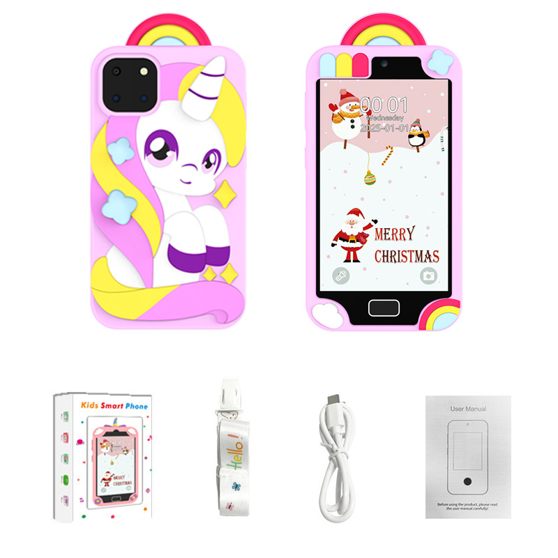New cartoon mini children's phone camera HD photo video educational children's digital camera