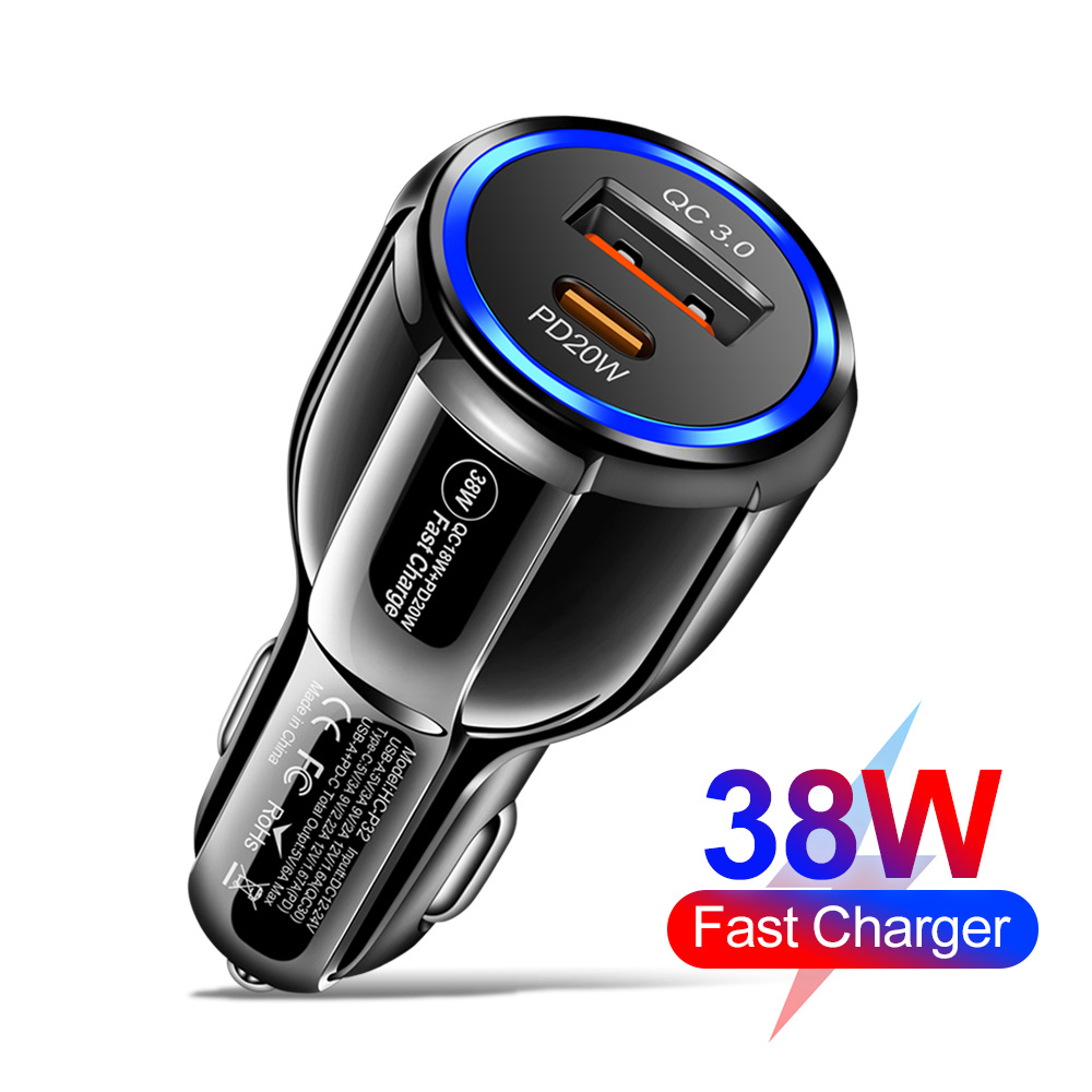 P32-【QC3.0+20W PD】双线路 · 黑色