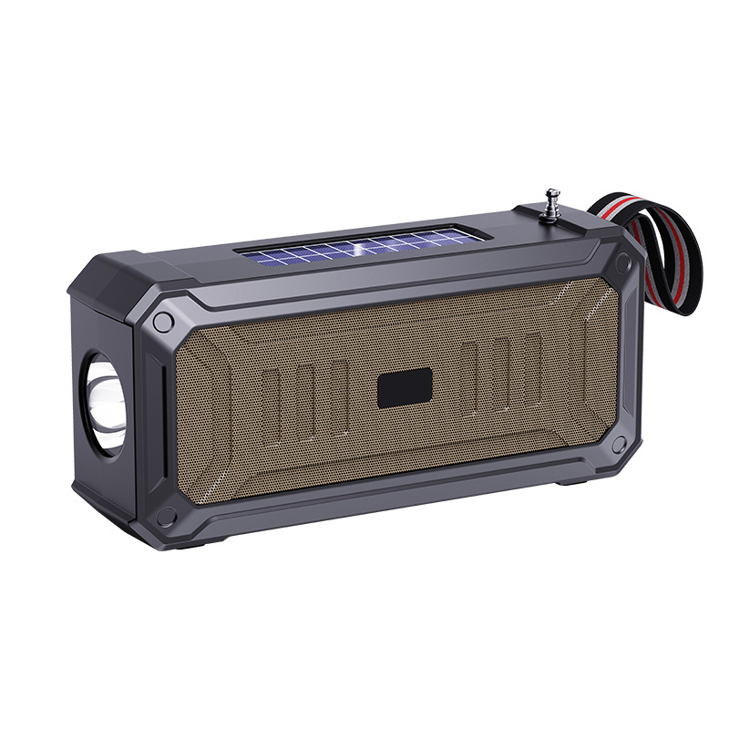 Dual Solar Bluetooth Speaker Wireless Speaker Multifunctional Outdoor Portable Desktop Card Portable