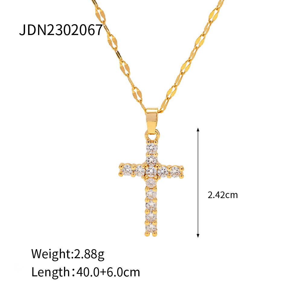 Jieding titanium steel necklace niche accessories women summer jewelry daily neck ornament