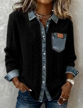 2025 Independent Station Summer Women's Plaid Print Long Sleeve Shirt