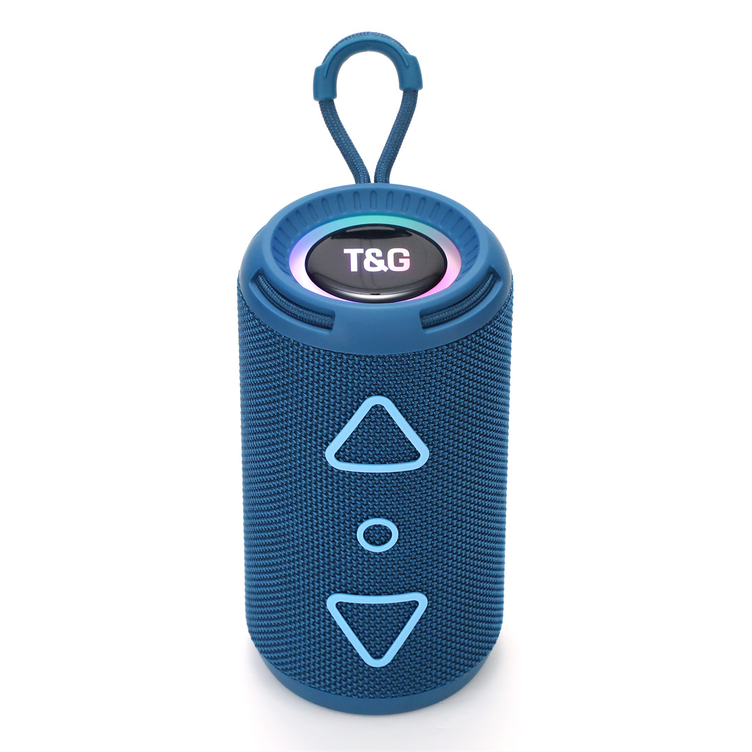 New RGB Lighting Cylinder Gift Heavy Bass Bluetooth Speaker Outdoor Sports Subwoofer Portable Audio