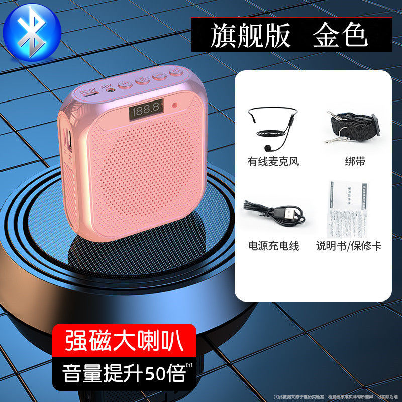 Strictly selected small bee amplifier teacher dedicated loud volume horn shouting device Bluetooth portable hawking no howling