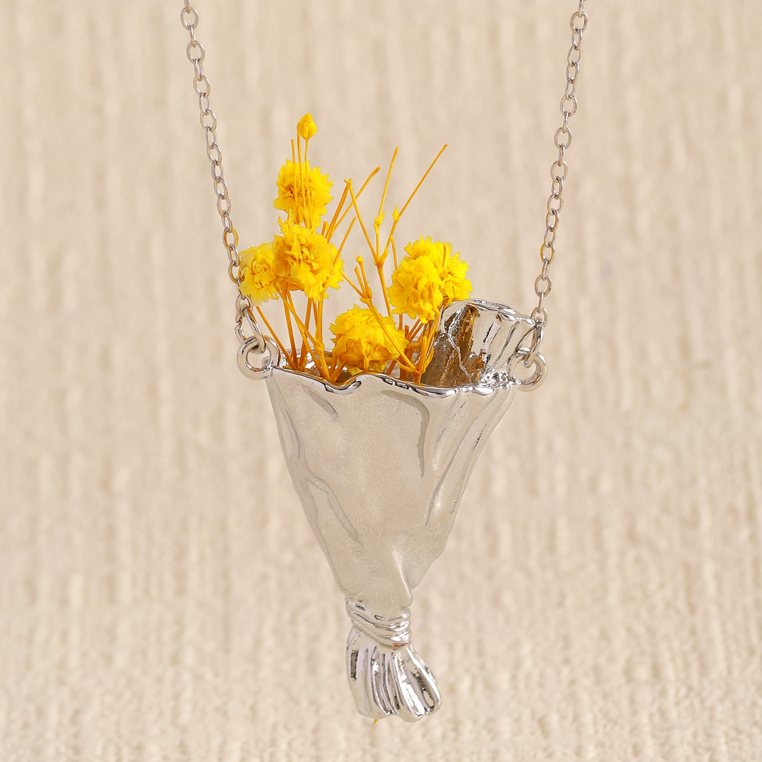 Flower Arrangement Brooch Small Fresh Pin Niche Unique Suit Corsage