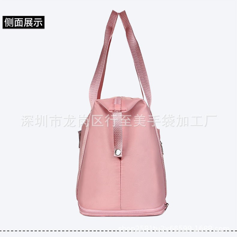 Gym wet and dry dual-use nylon duffel bag large capacity waterproof sports travel storage bag notebook bag