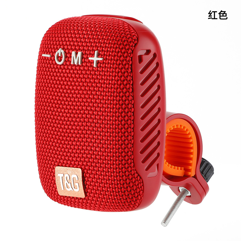 TG392 cycling Bluetooth speaker tws pair fabric plug-in card radio speaker portable waterproof Bluetooth speaker