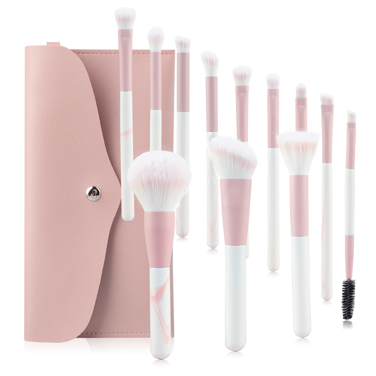 12 Pieces Huayang Qingkong Makeup Brush Set Beginner Full Set Soft Powder Eyeshadow Brush Makeup Cosmetic Tool