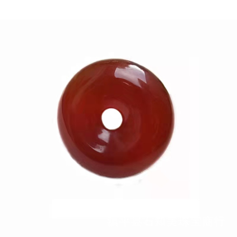 10 Yuan Mode Chalcedony Peace Button Traveling Vendor Goods Ice Seed Red Agate Pendant Jade Jade Pendant