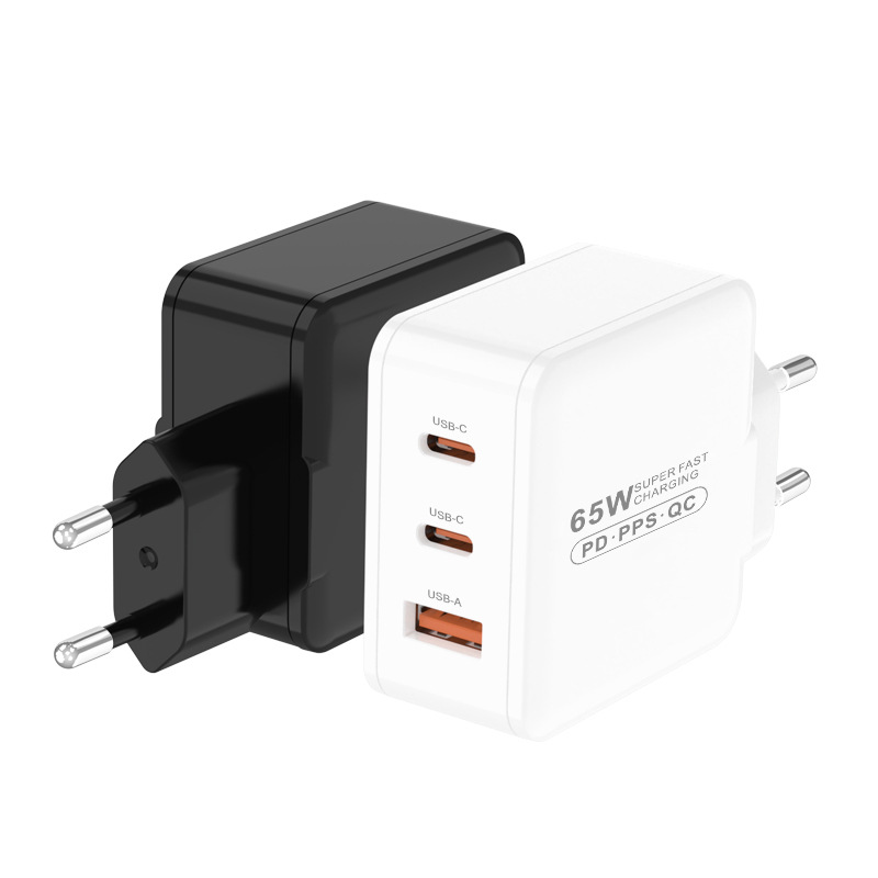 65W GaN GAN European Standard Korean Standard KC Certification CE Multi-Protocol Computer Phone Multi-Port Charger