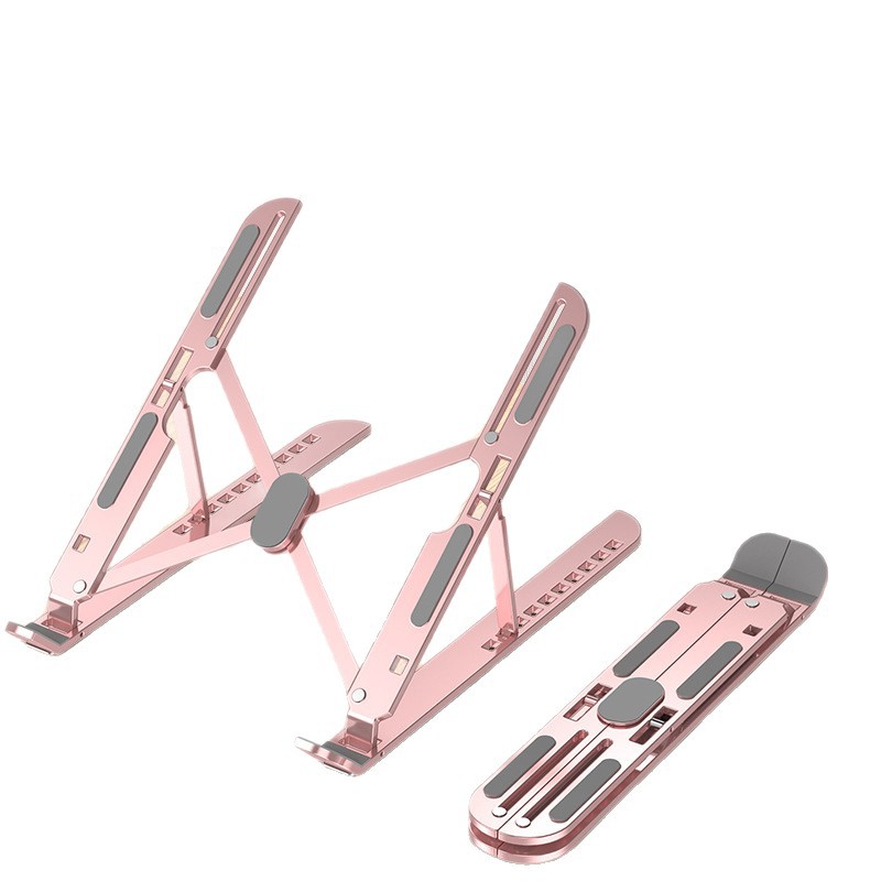 Aluminum alloy laptop stand adjustable portable foldable desktop lifting tablet heat dissipation stand