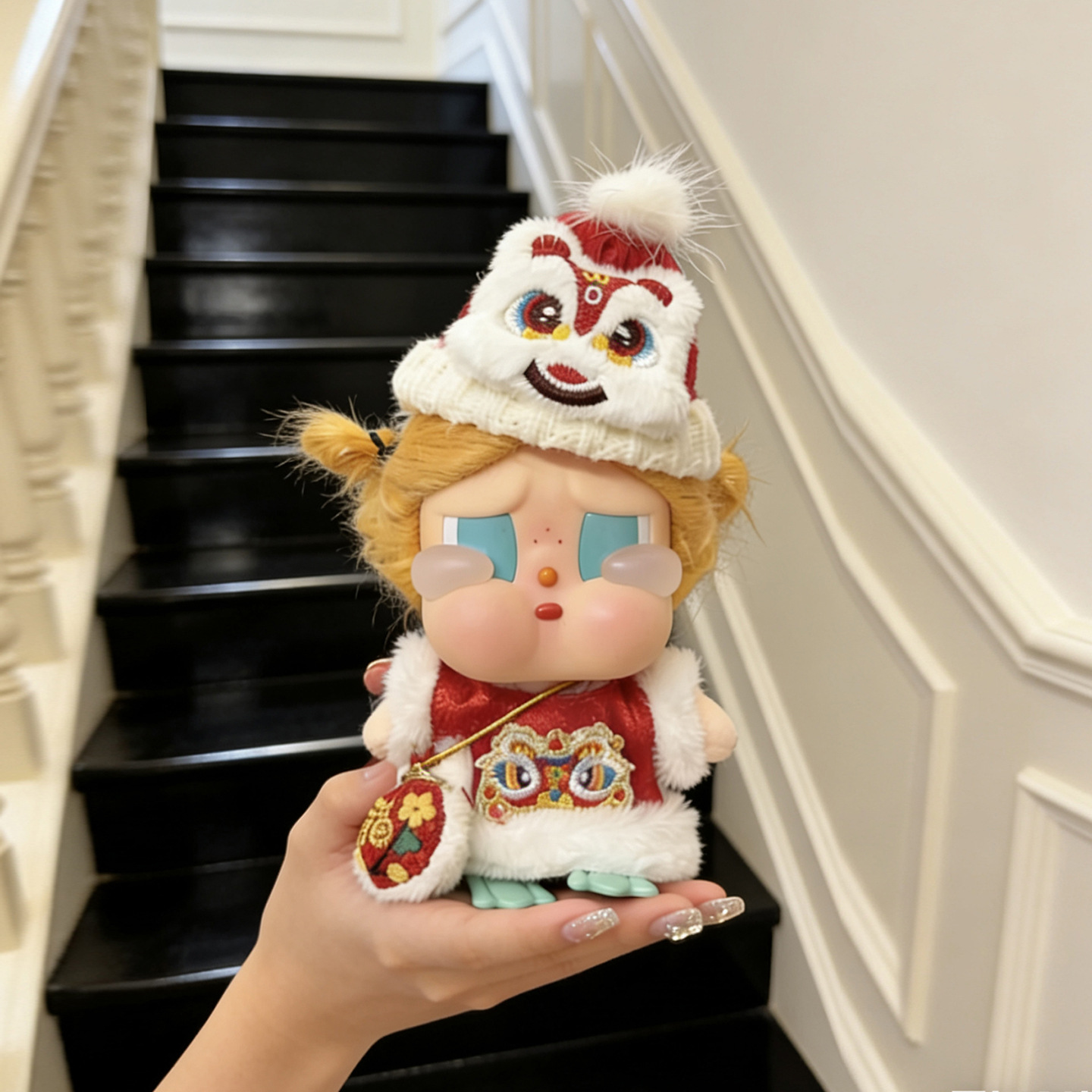 Only doll clothes] Suitable for crying baby Crybaby 15cm vinyl doll seaside vacation vacation dress up cute