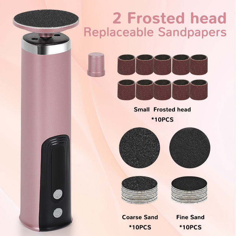 Foot repair device type-c fast charging foot grinder 6 gear adjustment remove foot skin dead skin calluses not hurt feet USB charging
