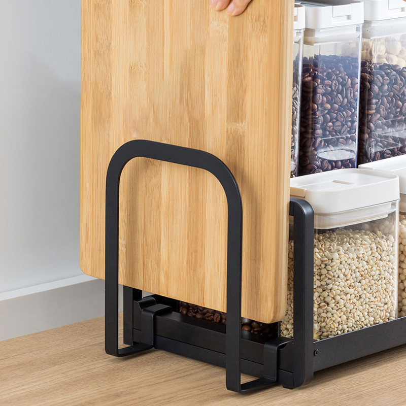 Kitchen seasoning rack, oil, salt, soy sauce, vinegar seasoning storage rack, knife holder, seasoning rack