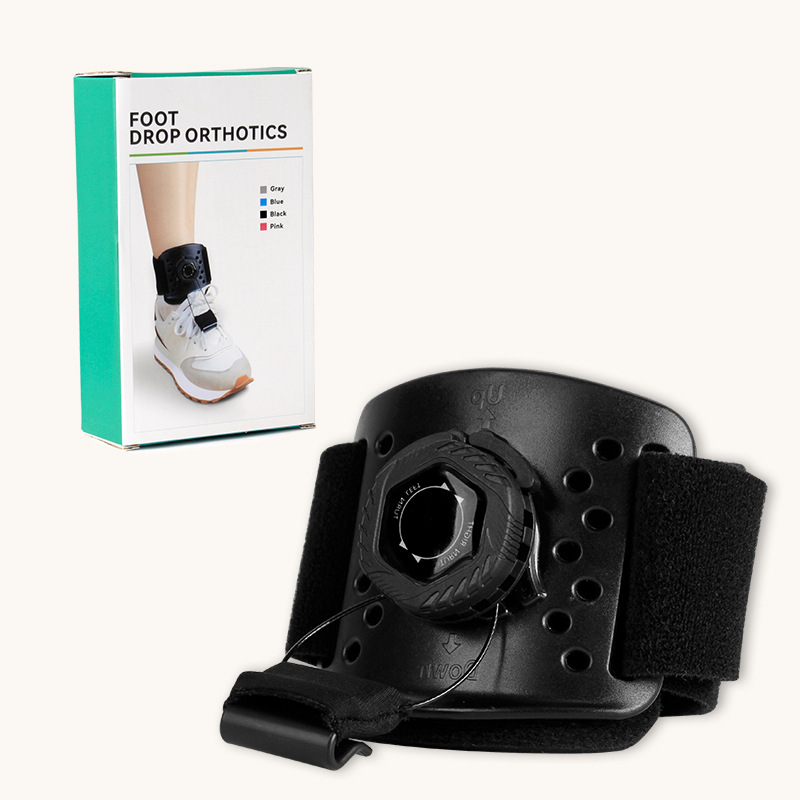 Foot Drop Orthosis Knob Adjustable Wear Shoes Plantar Fasciitis Recovery Fixation Foot Support Foot Inversion Eversion Corrector
