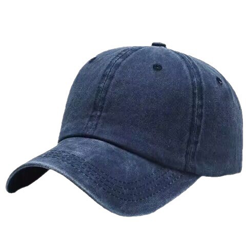 Vintage dad cap, soft-top cap, washed cotton solid color baseball cap for men and women