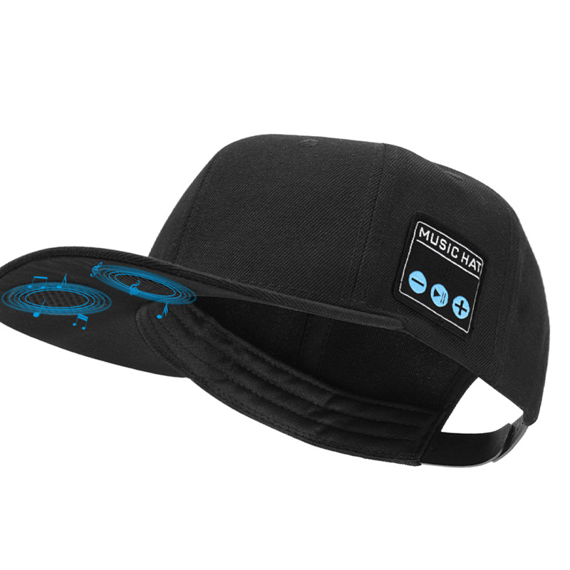 Bluetooth Speaker Hat Men's Women's Street Hip Hop Music Headphone Baseball Cap