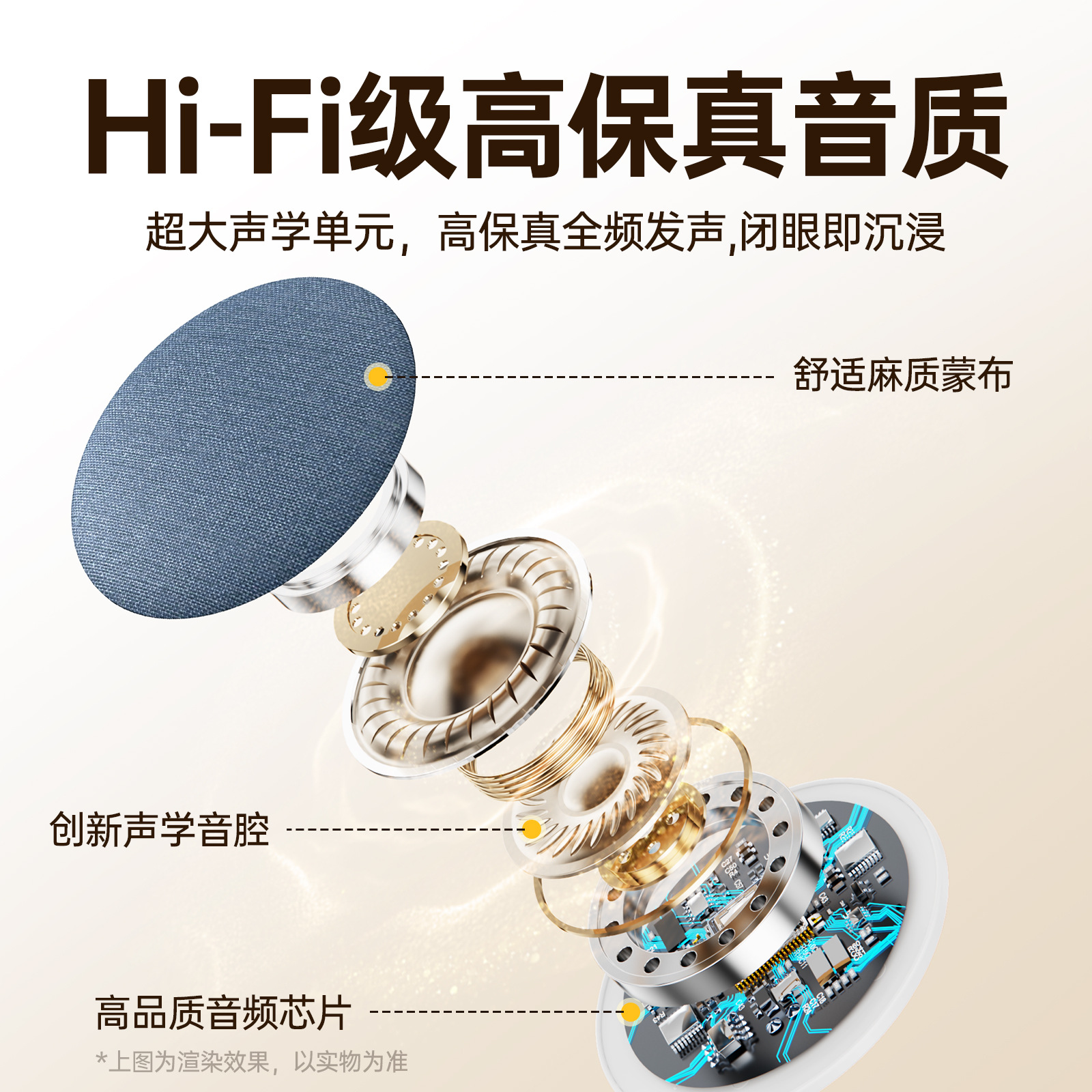 Pillow Speaker Music Listening Ultra-thin Sleep Bluetooth Speaker High Dynamic Sound Sleep