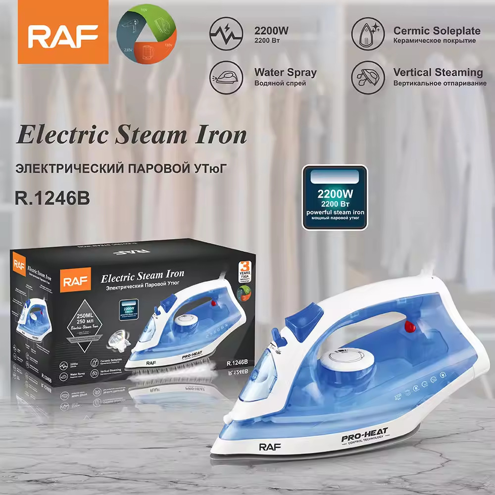 European Standard Handheld Steam Electric Iron Small Portable Iron Household Iron 1200W